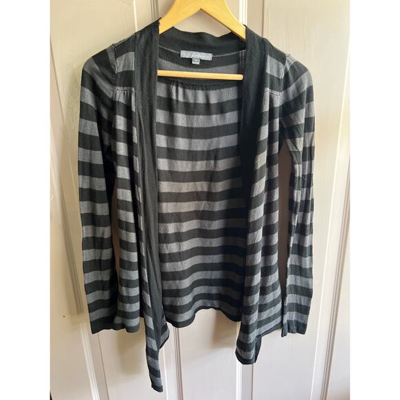 Twenty-One Y2K Black and Gray Open Cardigan Size Small - Picture 1 of 3
